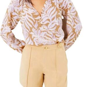 Lilly Pulitzer Deloria Linen blend Short Size 8